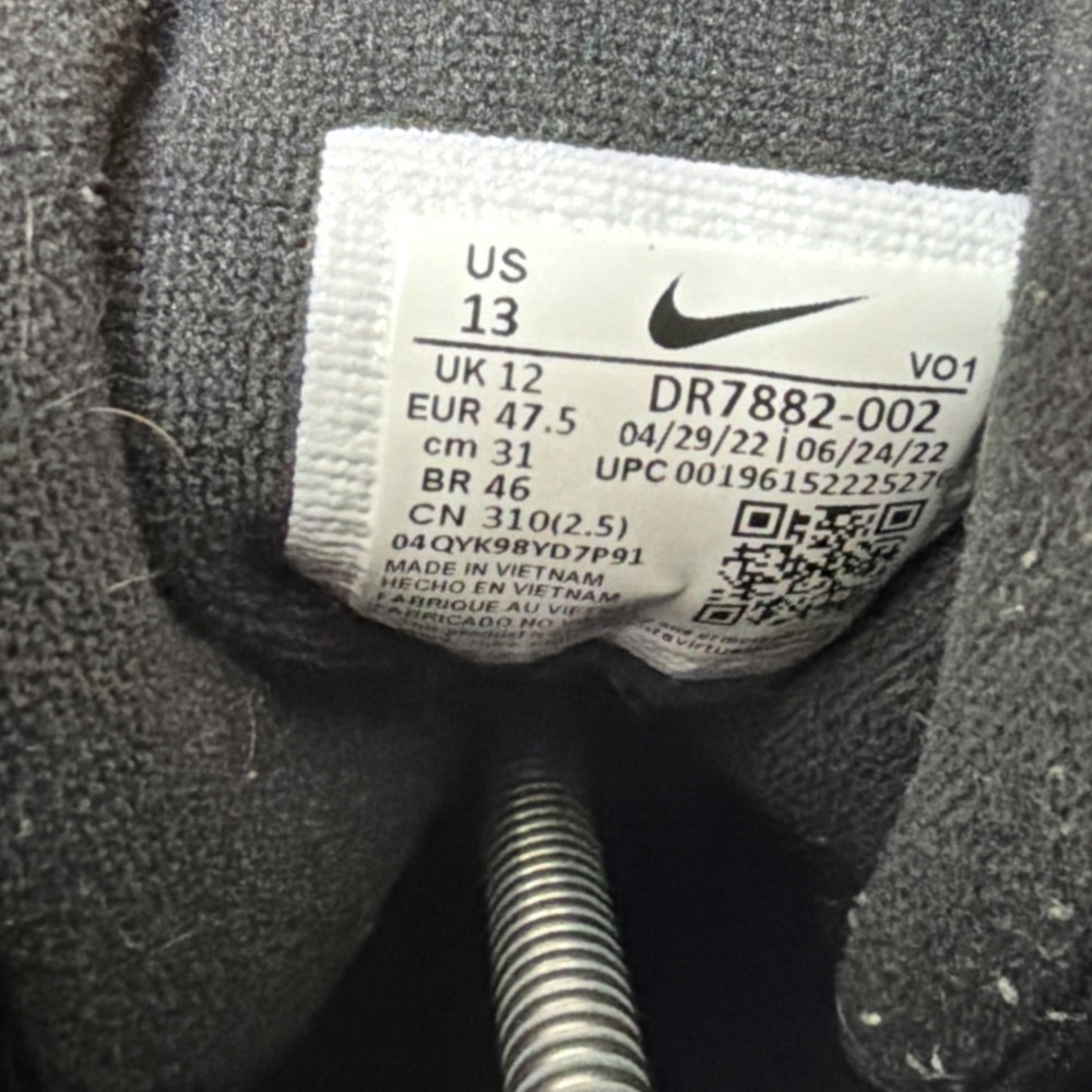 Nike Men's Court Vision Mid Sneakers Shoes DR7882-002, M Size 13 Casual Gym Shoe - Picture 5 of 16